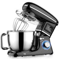 Stand Mixer 1500W, 6.5L Stainless Steel Bowl 6-Speed, Silent Design Smart Display Multi-Functional Dough Mixer