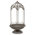 Metal Ornate Birdcage Planter